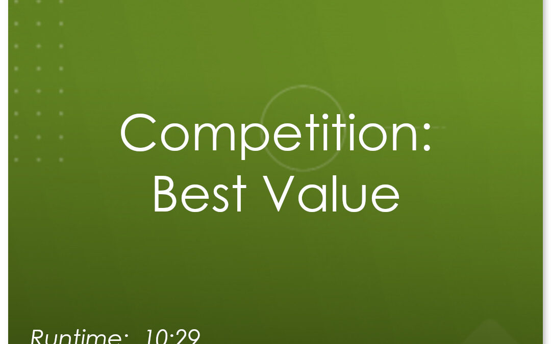 Competition:  Best Value