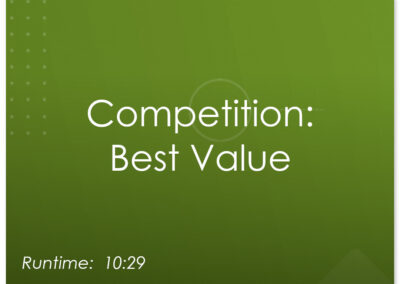 Competition:  Best Value