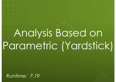 Price Analysis:  Parametric or “Yardstick” Analysis