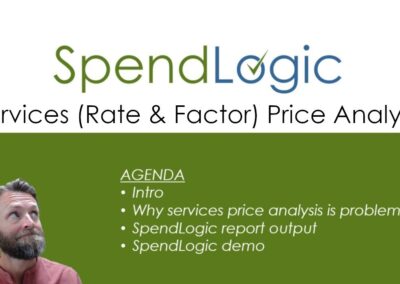 Price Analysis  of Services (aka “Rate and Factor” analysis)