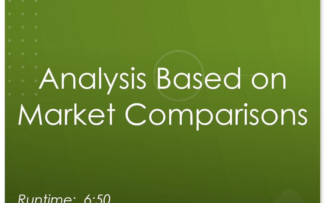 Price Analysis:  Market Comparables