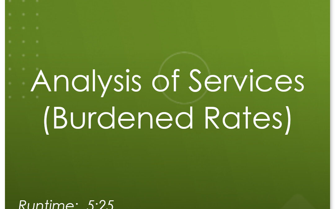 Price Analysis:  Services (Hourly Rates)