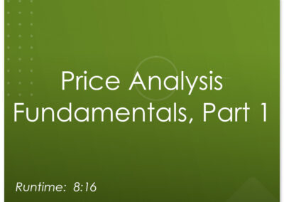 Price Analysis Fundamentals (Session 1)