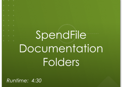 SpendFile Documentation Folders